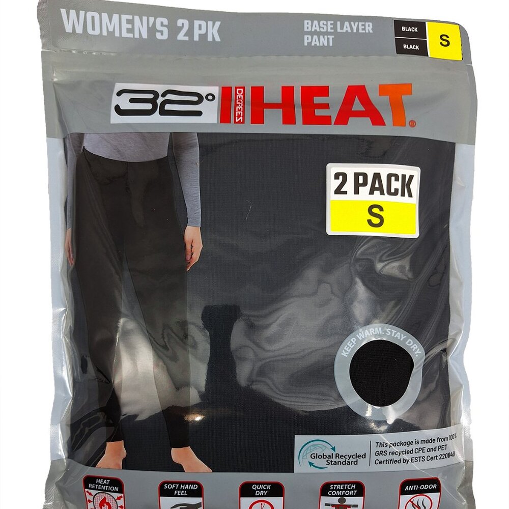32 Degrees Heat  Women's  Base Layer Pants Set 2